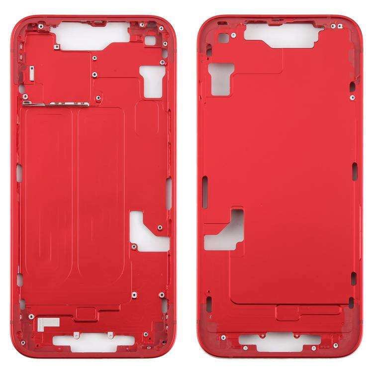 For iPhone 14 Middle Frame Bezel Plate (Red)