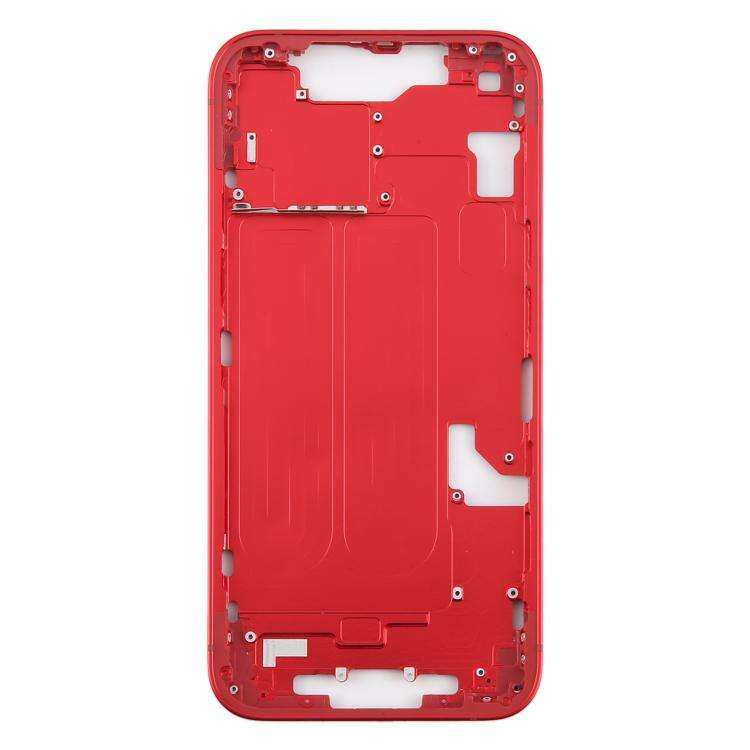 For iPhone 14 Middle Frame Bezel Plate (Red)