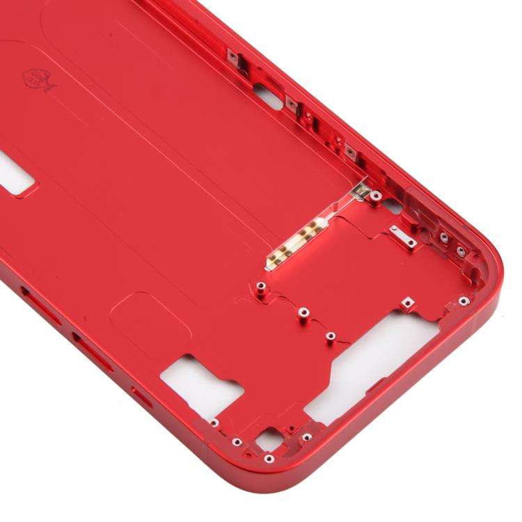 For iPhone 14 Middle Frame Bezel Plate (Red)