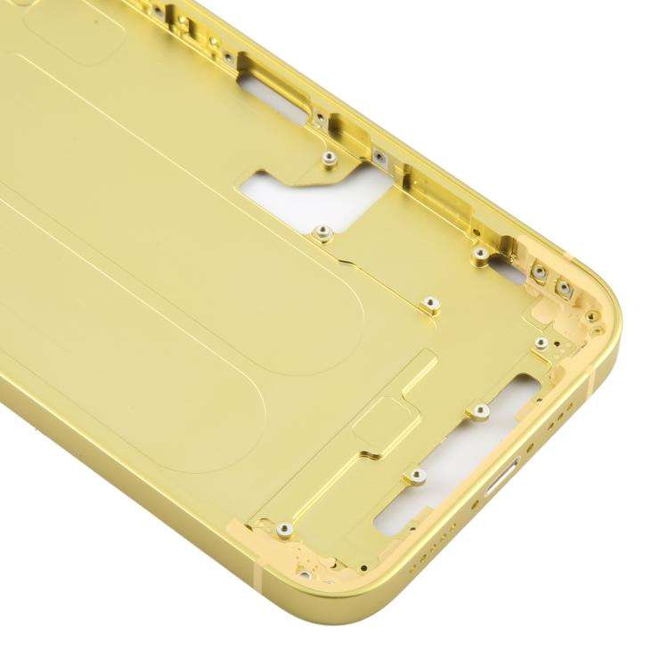 For iPhone 14 Middle Frame Bezel Plate (Yellow)
