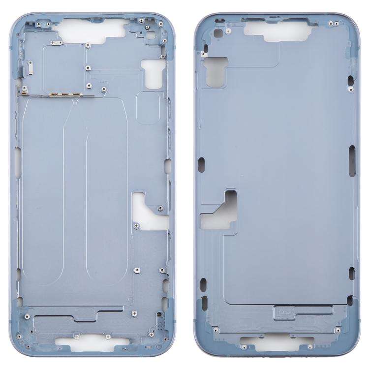 For iPhone 14 Plus Middle Frame Bezel Plate (Blue)