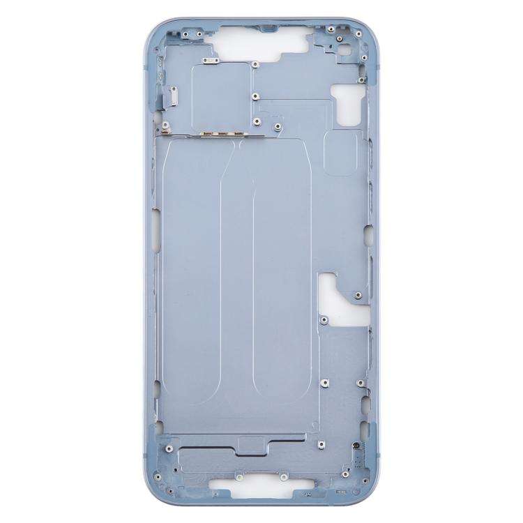 For iPhone 14 Plus Middle Frame Bezel Plate (Blue)