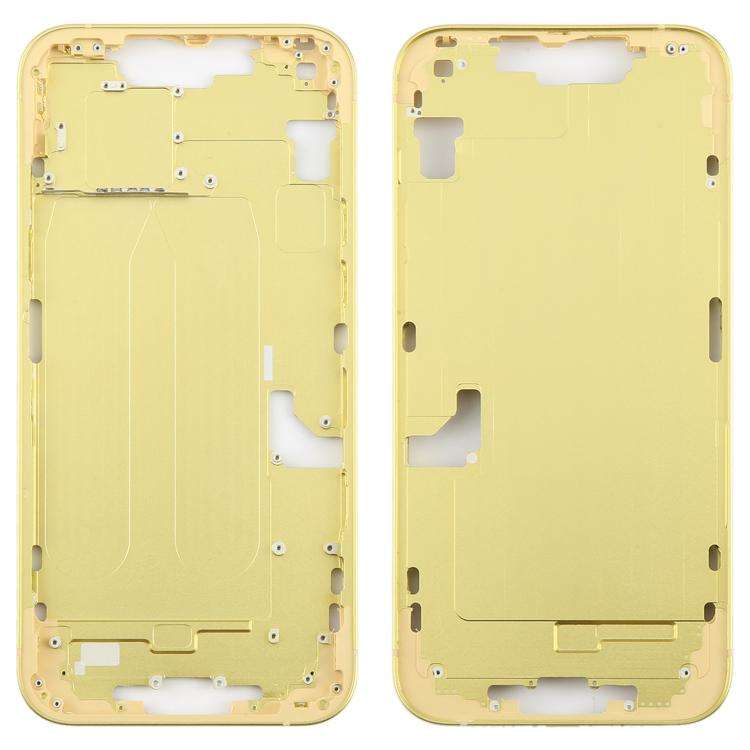For iPhone 14 Plus Middle Frame Bezel Plate (Yellow)