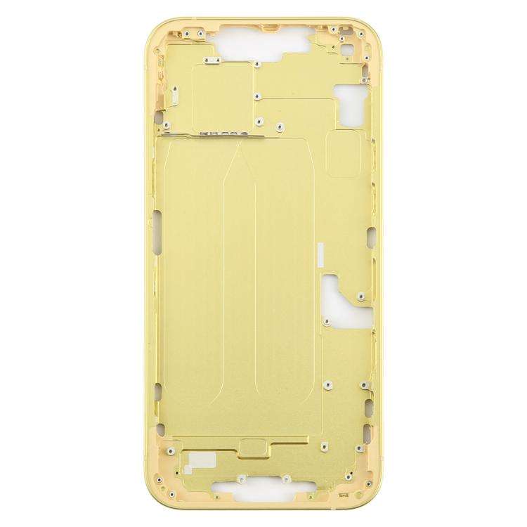 For iPhone 14 Plus Middle Frame Bezel Plate (Yellow)