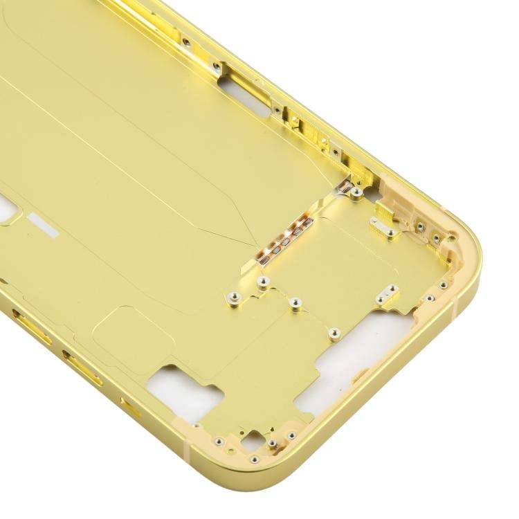 For iPhone 14 Plus Middle Frame Bezel Plate (Yellow)