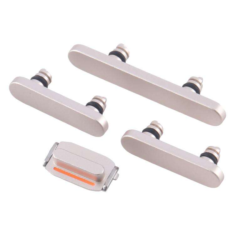 For iPhone 16e Power Button and Volume Control Button (Silver)