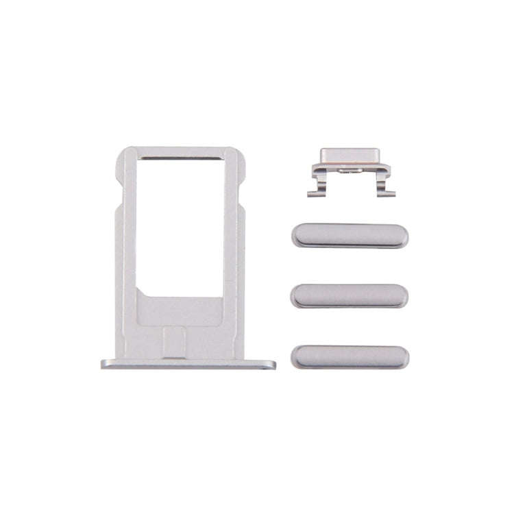 4 in 1 for iPhone 6 Plus (Card Tray + Volume Control Key + Power Button + Mute Switch Vibrator Ke...