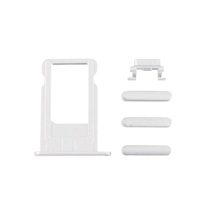 4 in 1 for iPhone 6 Plus (Card Tray + Volume Control Key + Power Button + Mute Switch Vibrator Ke...