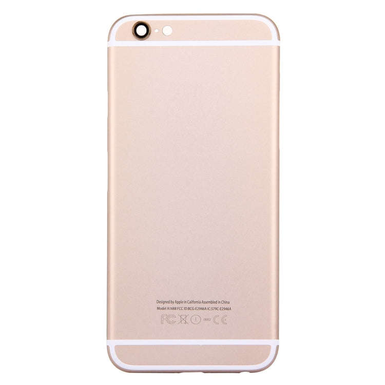 5 in 1 for iPhone 6s (Back Cover + Card Tray + Volume Control Key + Power Button + Mute Switch Vi...