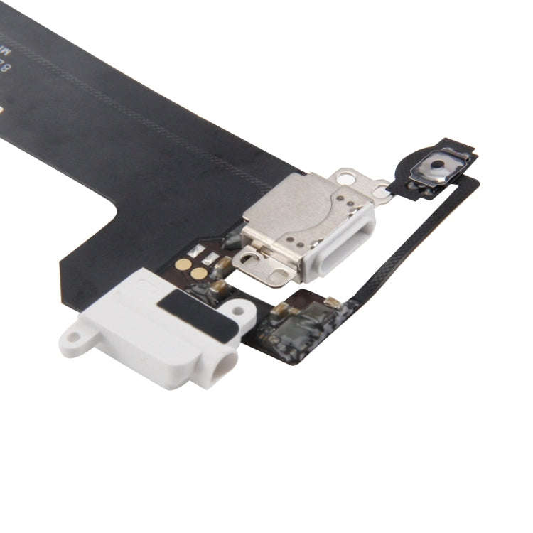 Charging Port + Audio Flex Cable for iPod Touch 6 (White)