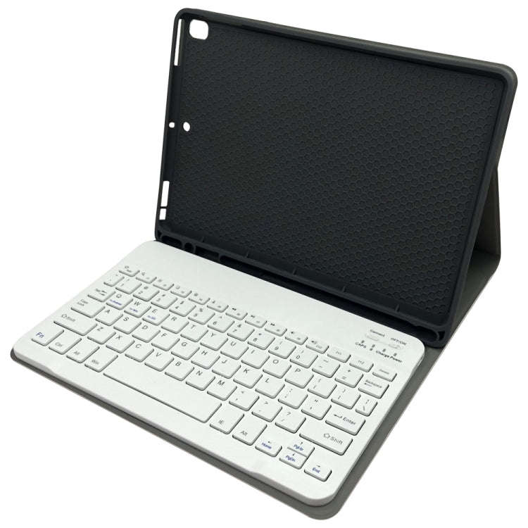 Detachable Bluetooth Keyboard + Horizontal Flip Leather Tablet Case with Holder & Pencil Holder f...