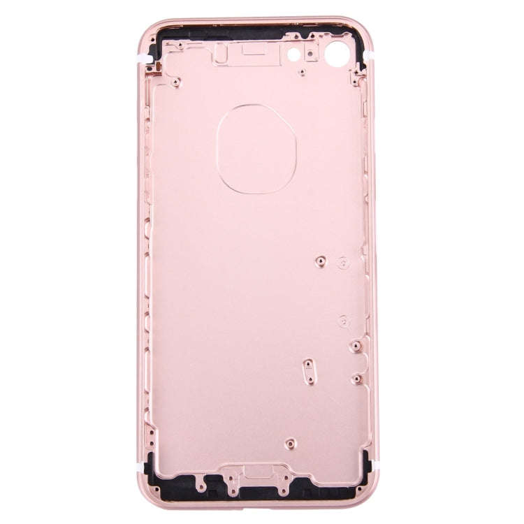 5 in 1 for iPhone 7 (Back Cover + Card Tray + Volume Control Key + Power Button + Mute Switch Vib...