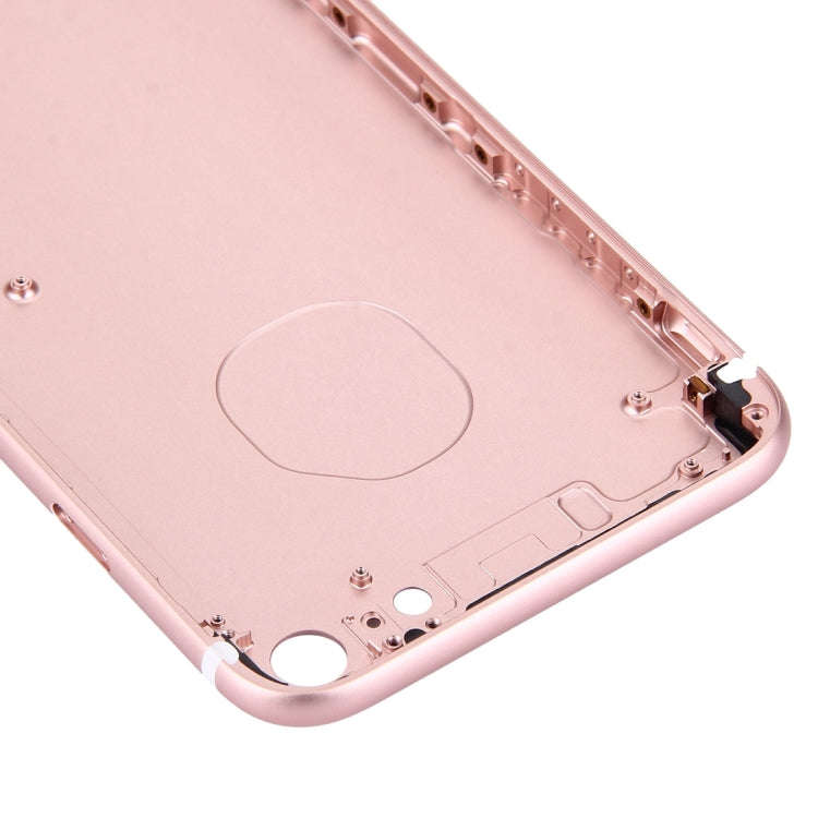 5 in 1 for iPhone 7 (Back Cover + Card Tray + Volume Control Key + Power Button + Mute Switch Vib...