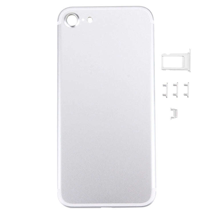5 in 1 for iPhone 7 (Back Cover + Card Tray + Volume Control Key + Power Button + Mute Switch Vib...