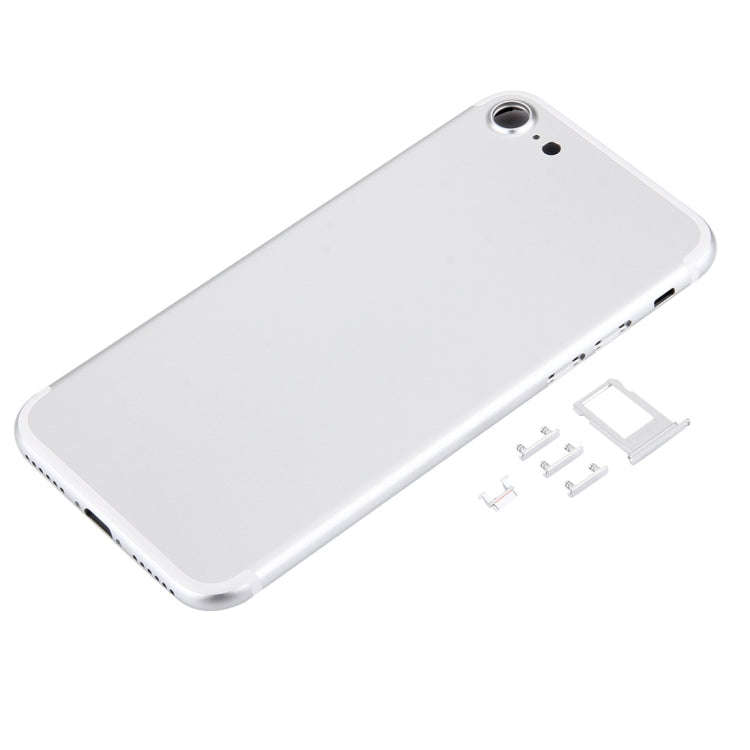 5 in 1 for iPhone 7 (Back Cover + Card Tray + Volume Control Key + Power Button + Mute Switch Vib...