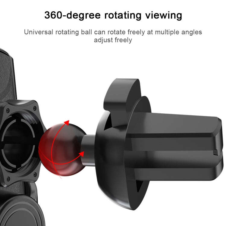 Q2 15W Universal Rotation Infrared Induction Magnetic Car Wireless Charging Mobile Phone Holder w...