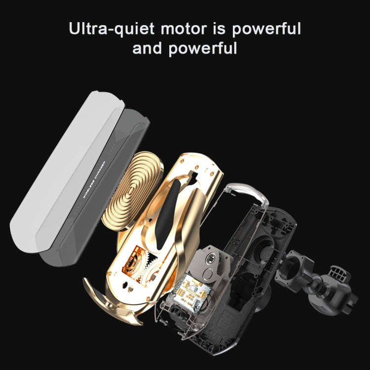 Q2 15W Universal Rotation Infrared Induction Magnetic Car Wireless Charging Mobile Phone Holder w...