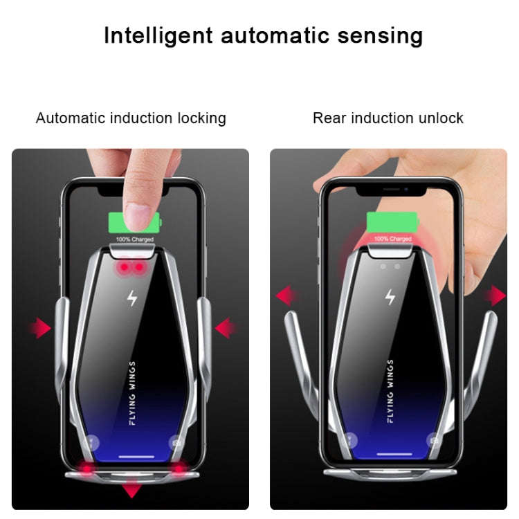 S7 15W QI 360 Degree Rotatable Infrared Induction Car Air Outlet Wireless Charging Mobile Phone H...