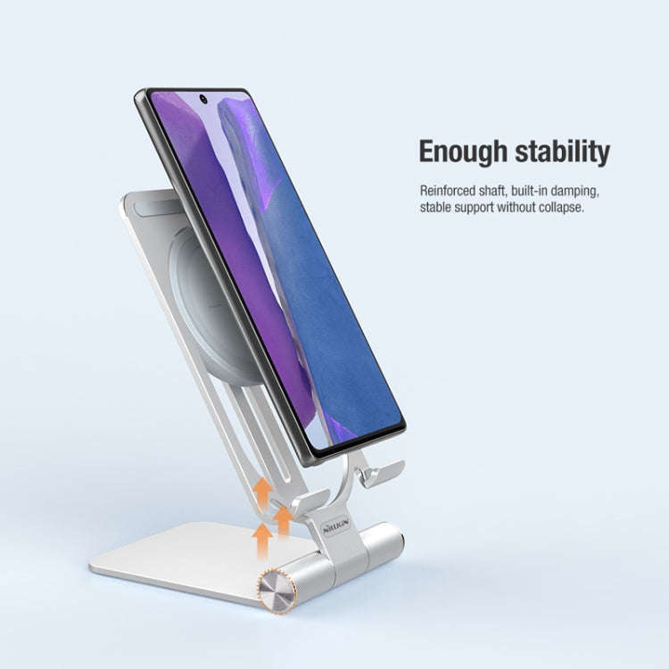 NILLKIN 2 in 1 15W PoweHold Mini Vertical Foldable Detachable Wireless Charger Mobile Phone Holde...