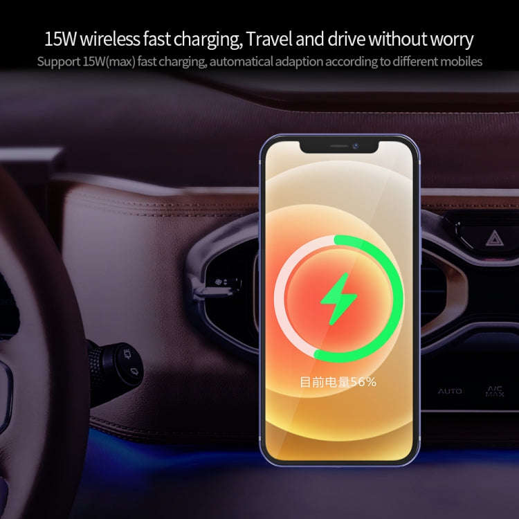 X19 Magsafe Car Air Outlet Vent Mount Clamp Holder 15W Fast Charging Qi Magnetic Wireless Charger...