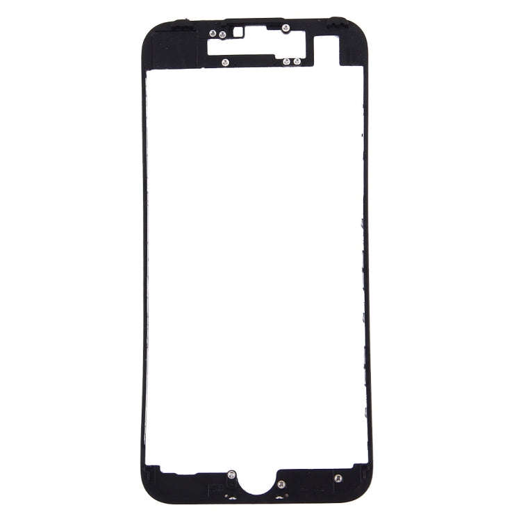 Front LCD Screen Bezel Frame for iPhone 7(Black)