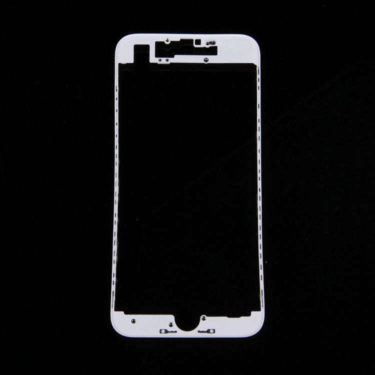 Front LCD Screen Bezel Frame for iPhone 7(White)