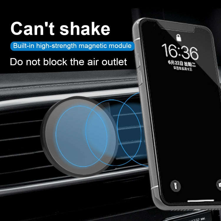 R-JUST HZ10 Small Whirlwind Magnetic Car Phone Holder (Black)