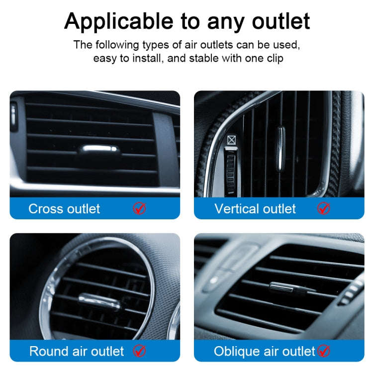 R-JUST HZ10 Small Whirlwind Magnetic Car Phone Holder (Black)