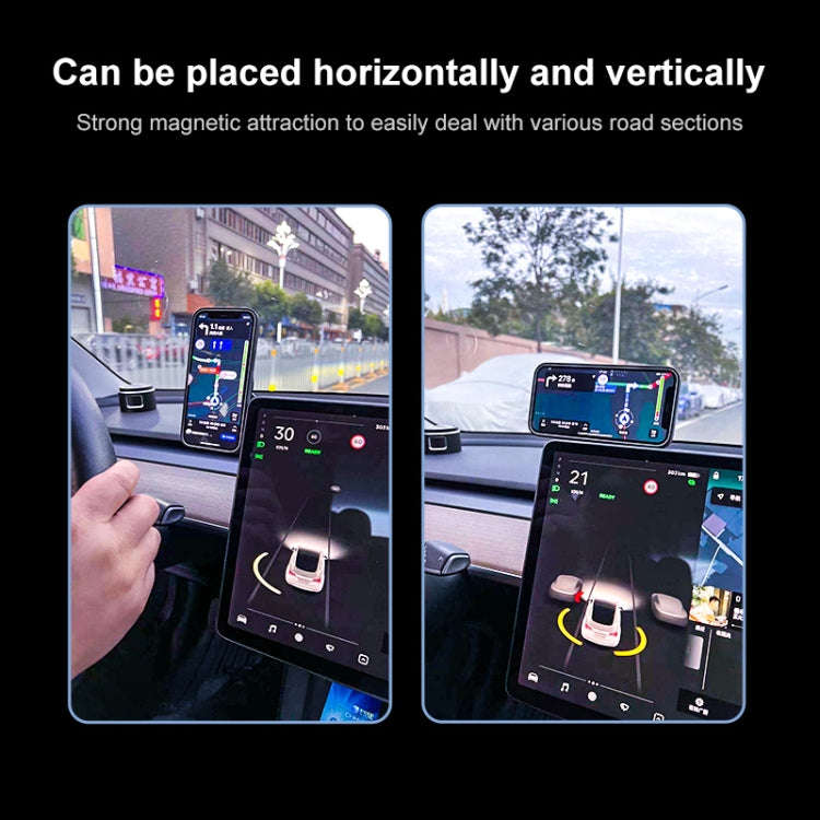 R-JUST HZ19 Car Mobile Phone Magnetic Bracket (White)