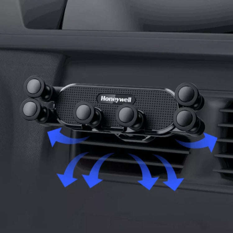 Original Xiaomi Youpin HZX21 Honeywell Air Outlet Gravity Car Mobile Phone Holder (Black)