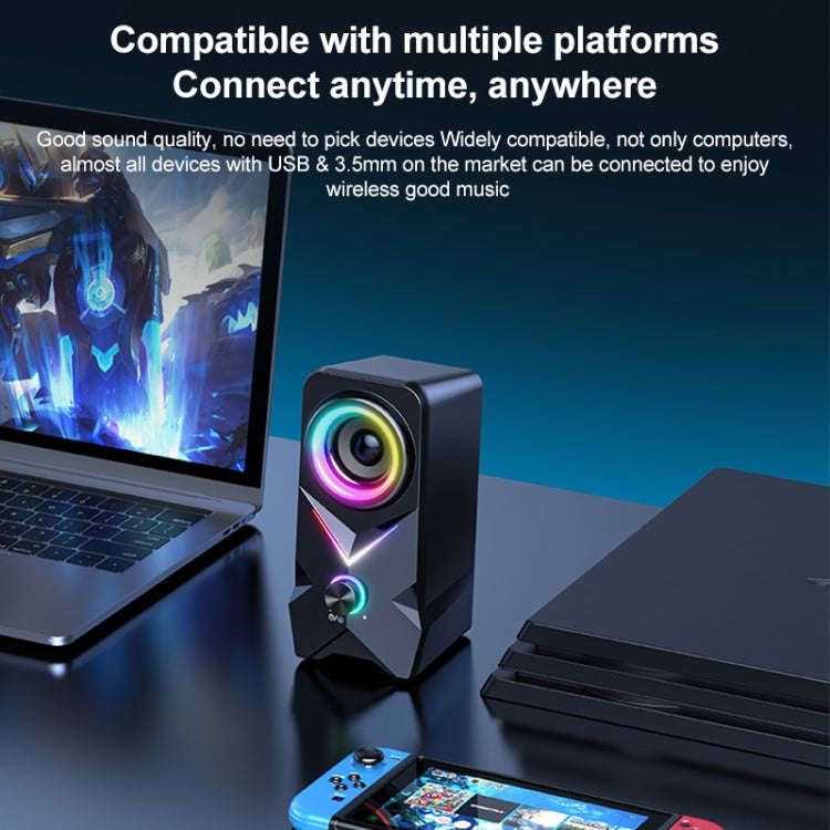 L2 Outdoor Portable RGB Light USB Bluetooth Wireless Speaker