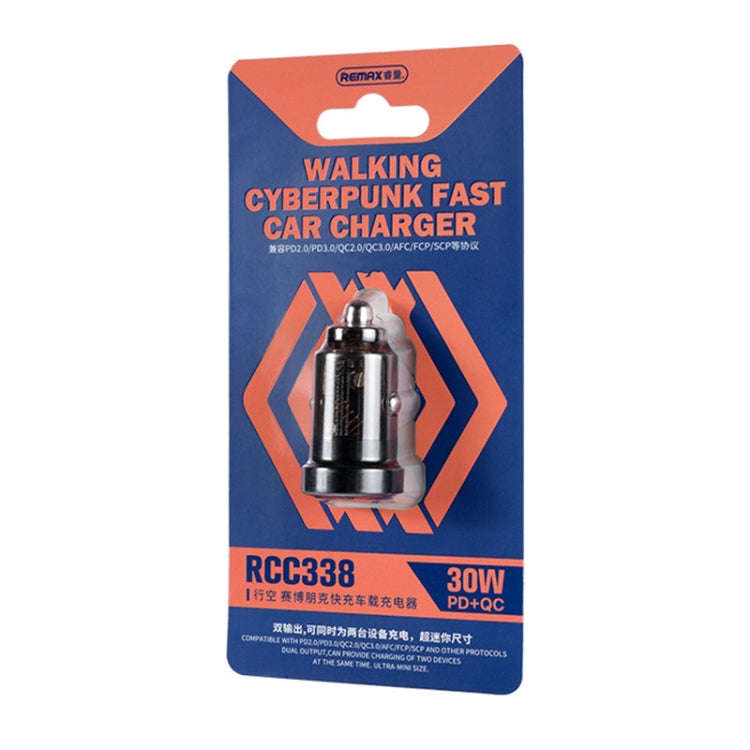 REMAX RCC338 Walking Series 2 in 1 Car 30W PD Fast Charger