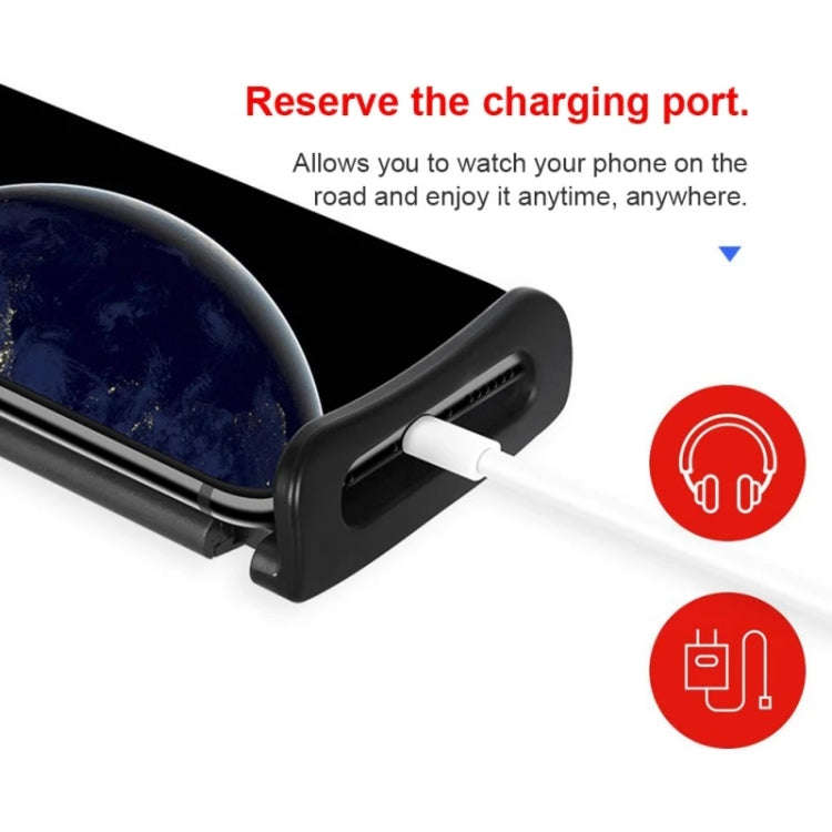 CHZ-06 Retractable Car Backrest Holder for 7-14 inch Mobile Phones / Tablets (Black)
