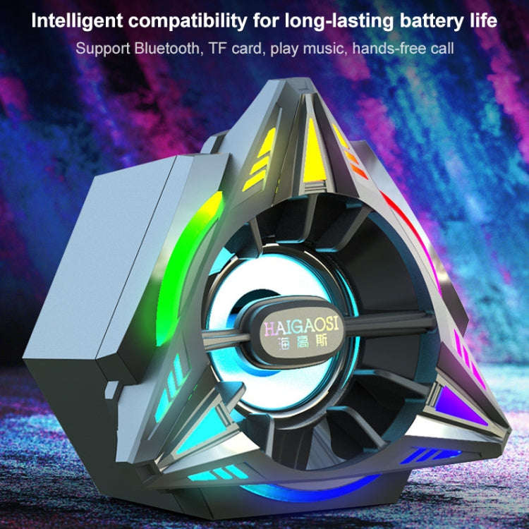 IT-02 Bluetooth 5.0 Mini Portable Computer RGB Wireless Bluetooth Speaker (Black)