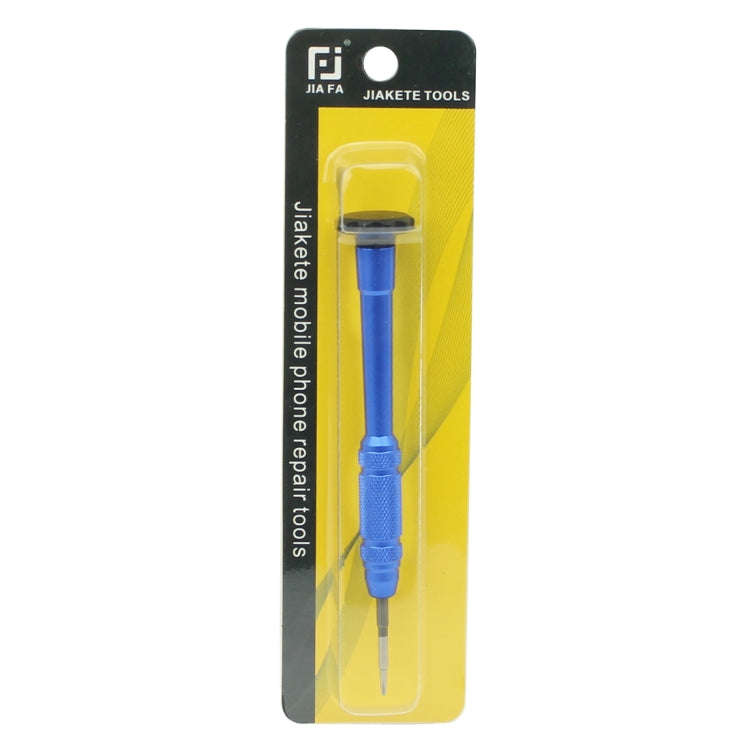JIAFA JF-609-0.6Y Tri-point 0.6 Repair Screwdriver for iPhone X/ 8/ 8P/ 7/ 7P & Apple Watch(Blue)