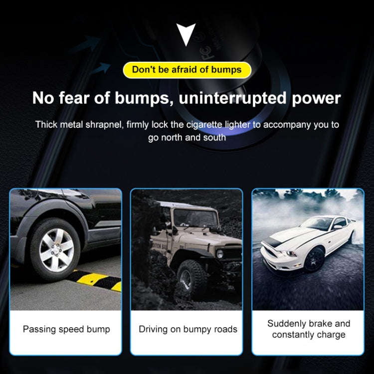 WK WP-C30 20W 3A QC3.0 USB + PD UB-C / Type-C Interface Flash Series Car Fast Charger(Blue)