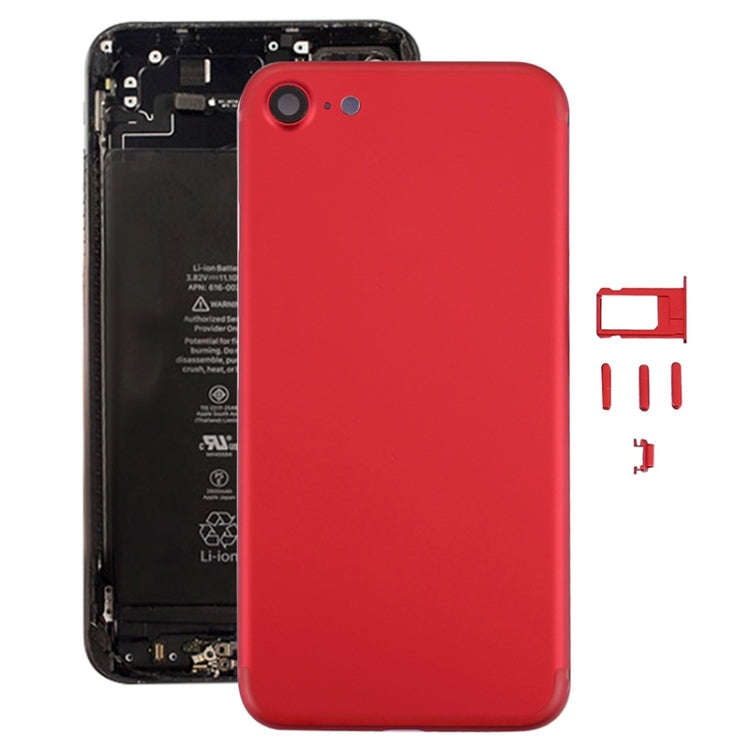 6 in 1 for iPhone 7 (Back Cover (With Camera Lens) + Card Tray + Volume Control Key + Power Butto...