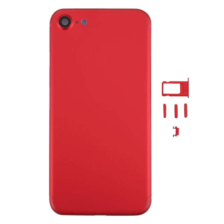 6 in 1 for iPhone 7 (Back Cover (With Camera Lens) + Card Tray + Volume Control Key + Power Butto...