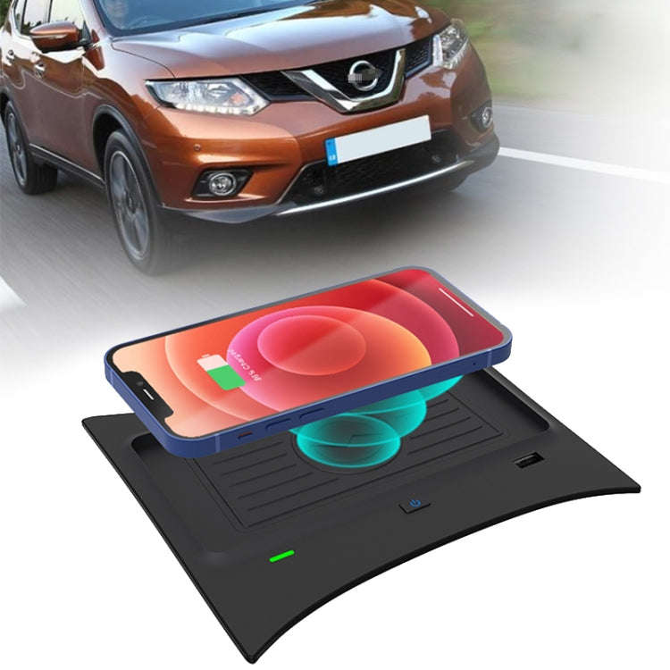 Car Fast Charging Wireless Charger for Nissan X-Trail 2014-2021 / Qashqai 2016-2018, Left Driving...