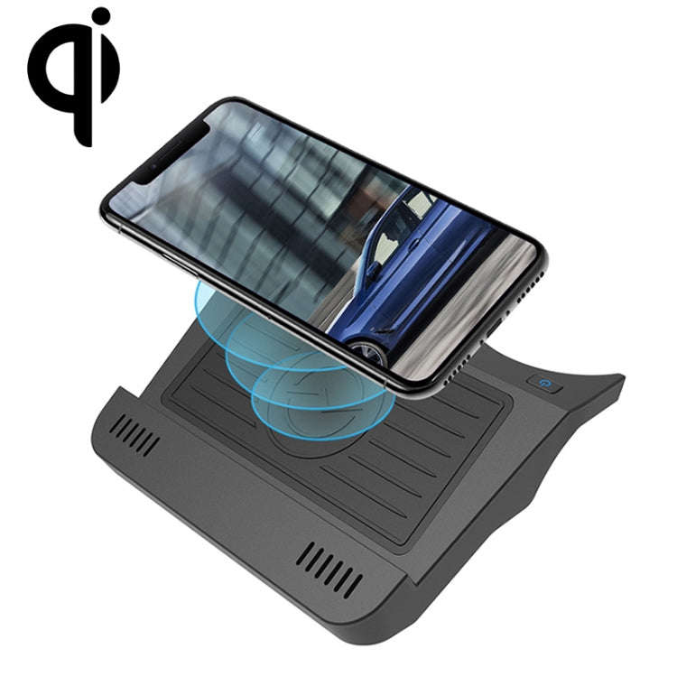 10W Car Fast Charging Wireless Charger for BMW 5 Series 2017-2021 / 6 Series 2018-2019, Left Driv...