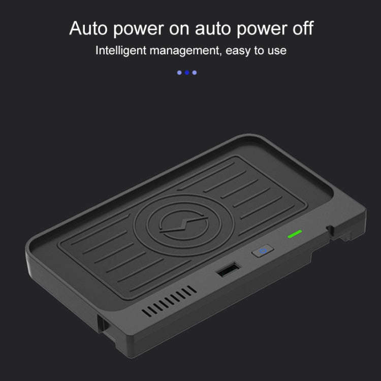Car Fast Charging Wireless Charger for Ford Explorer 2020-2021, Left Driving(Black)