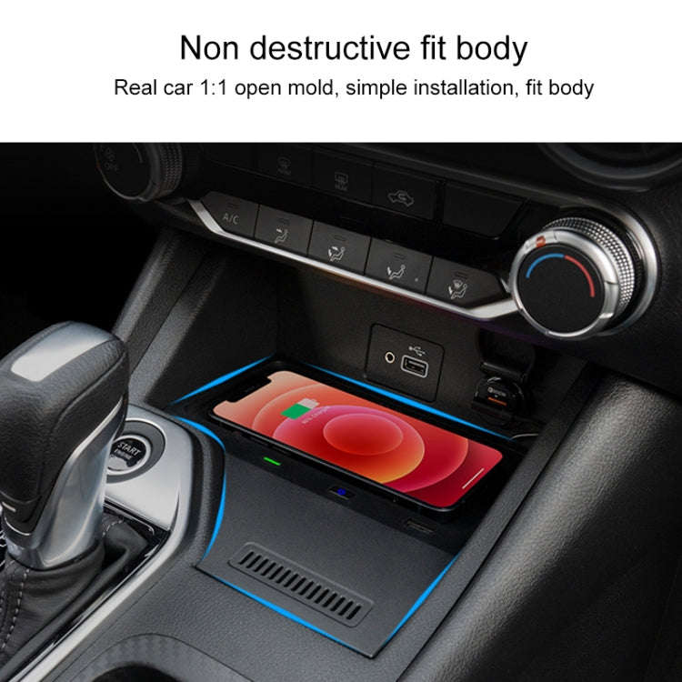 Car Fast Charging Wireless Charger for Nissan Sylphy 2020-2021, Left Driving(Black)