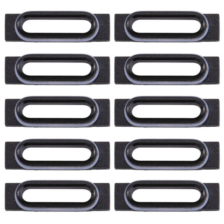 10 PCS for iPhone 7 Charging Port Retaining Brackets(Black)
