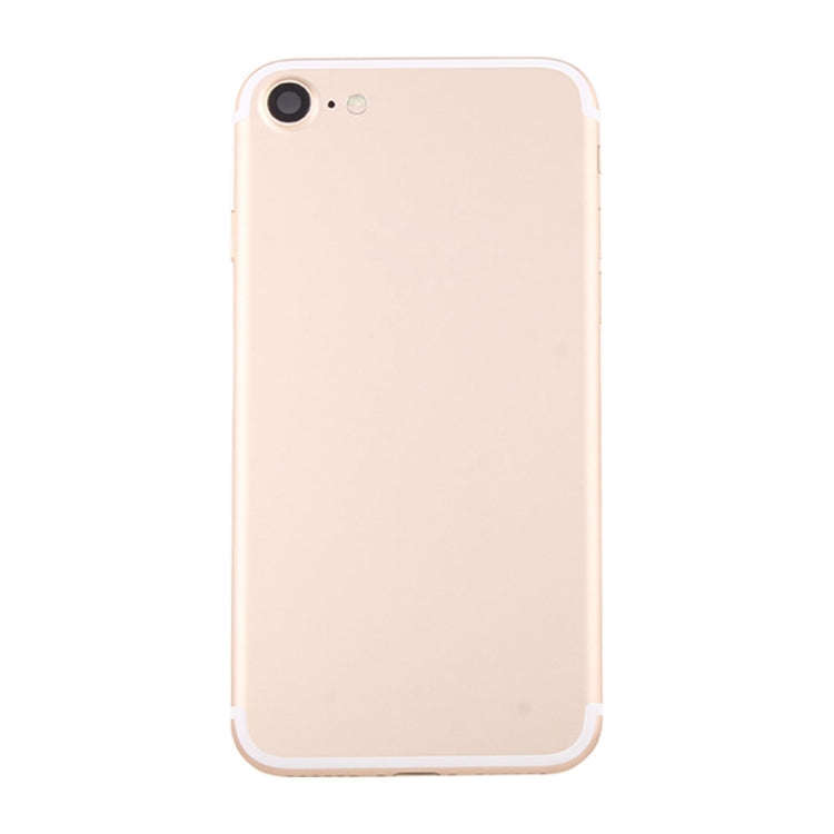 Battery Back Cover Assembly with Card Tray for iPhone 7 (Gold)