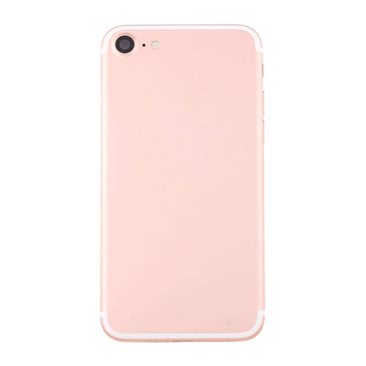 Battery Back Cover Assembly with Card Tray for iPhone 7(Rose Gold)