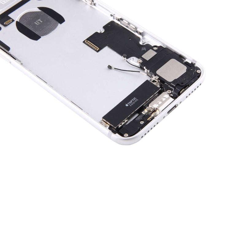 Battery Back Cover Assembly with Card Tray for iPhone 7(Silver)