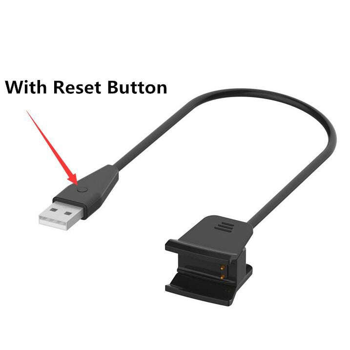 For FITBIT Alta Hr Universal USB Cable with Reset Button, Length: 55cm
