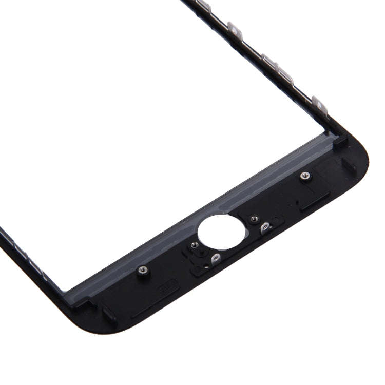 2 in 1 for iPhone 7 Plus (Original Front Screen Outer Glass Lens + Original Frame)(Black)
