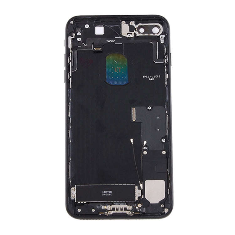 for iPhone 7 Plus Battery Back Cover Assembly with Card Tray(Black)