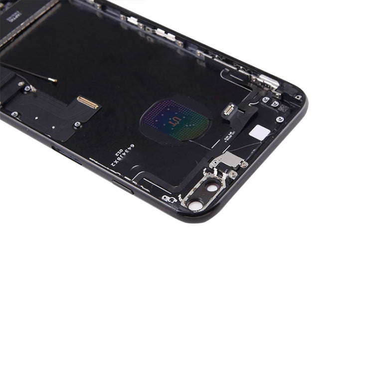 for iPhone 7 Plus Battery Back Cover Assembly with Card Tray(Black)
